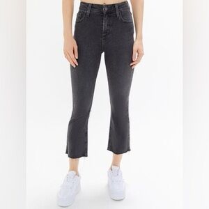 BDG kick flare high rise cropped jean